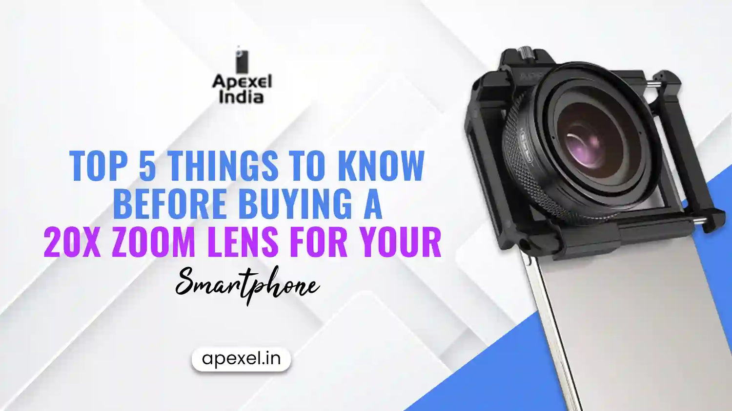 20x Zoom Lens