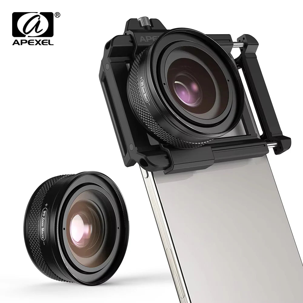 Apexel Best Macro Lens For Mobile Photography 4K HD Professional