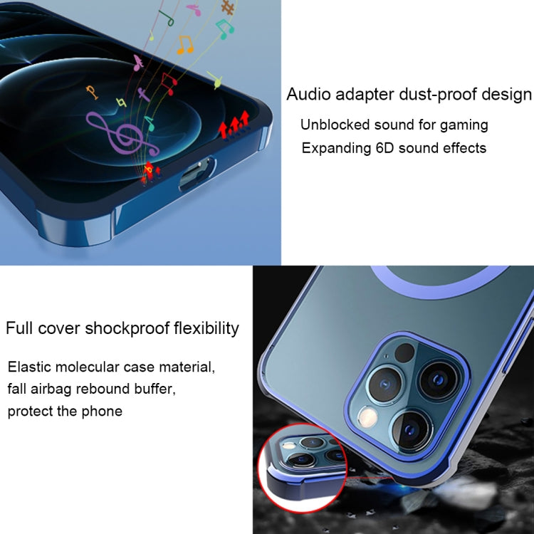 Straight Side Laser Plating Full Coverage Clear TPU Shockproof Magsafe Case, For iPhone 12 mini, For iPhone 12 Pro Max, For iPhone 12 Pro Apple Accessories engstr3950 More iPhone Cases - APEXEL INDIA - Mobile Lens - Mobile Camera Lens - Cellphone Accessories - Phone Lens - Smartphone Lens