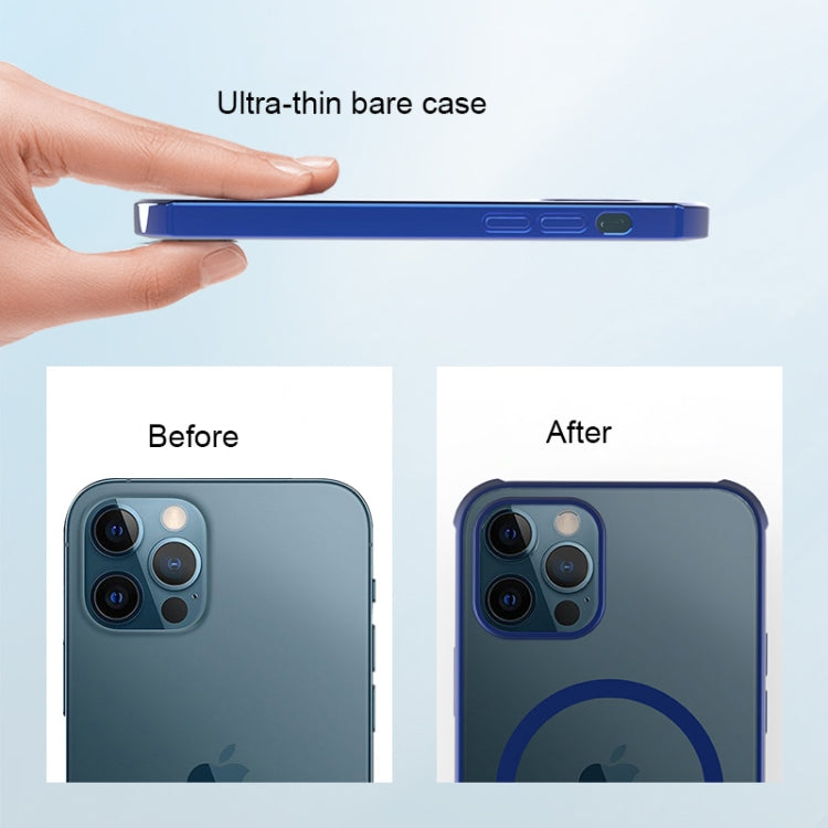 Straight Side Laser Plating Full Coverage Clear TPU Shockproof Magsafe Case, For iPhone 12 mini, For iPhone 12 Pro Max, For iPhone 12 Pro Apple Accessories engstr3950 More iPhone Cases - APEXEL INDIA - Mobile Lens - Mobile Camera Lens - Cellphone Accessories - Phone Lens - Smartphone Lens