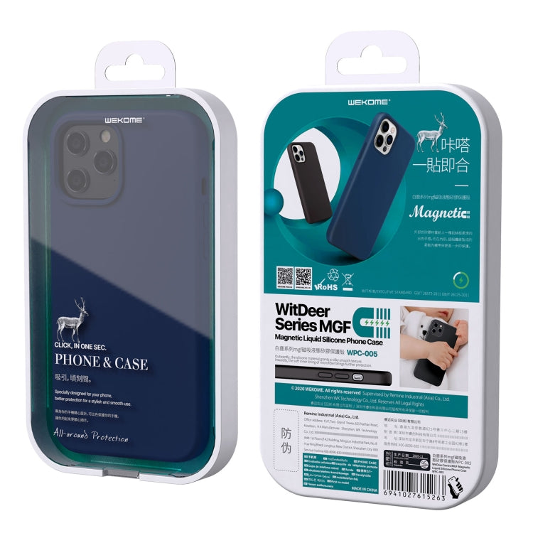 WK WPC-005 iDeal Series Magnetic Liquid Silicone Full Coverage Shockproof Magsafe Case with Magsafe Charging Magnet, For iPhone 12 Mini, For iPhone 12 / 12 Pro, For iPhone 12 Pro Max Apple Accessories engwk-3956 More iPhone Cases - WK - Mobile Lens - Mobile Camera Lens - Cellphone Accessories - Phone Lens - Smartphone Lens