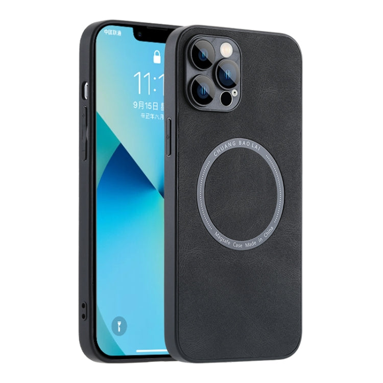 Leather Texture Magsafe Phone Case, For iPhone 14, For iPhone 14 Plus, For iPhone 14 Pro, For iPhone 14 Pro Max, For iPhone 13, For iPhone 13 Pro, For iPhone 13 Pro Max, For iPhone 12, For iPhone 12 Pro, For iPhone 12 Pro Max, For iPhone 11