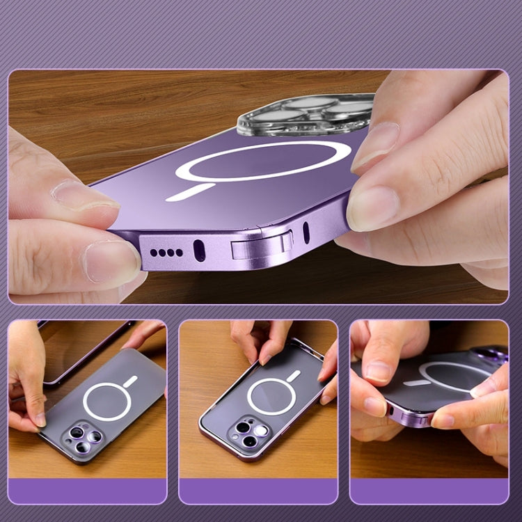 Spring Buckle Metal Frosted Magsafe Phone Case, For iPhone 13, For iPhone 13 Pro, For iPhone 13 Pro Max Apple Accessories engspr4127 iPhone 14 - APEXEL INDIA - Mobile Lens - Mobile Camera Lens - Cellphone Accessories - Phone Lens - Smartphone Lens