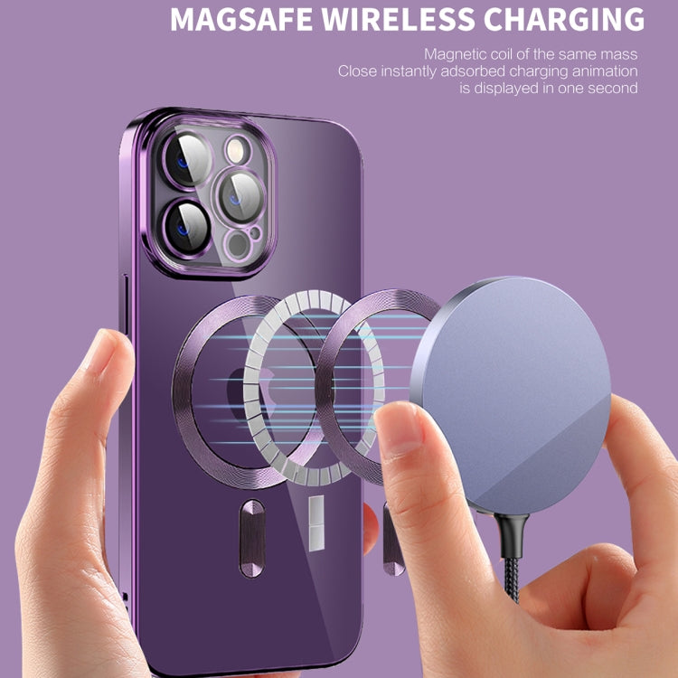 CD Texture Plating TPU MagSafe Phone Case with Lens Film, For iPhone 14, For iPhone 14 Plus, For iPhone 14 Pro Apple Accessories engcd-4168 iPhone 14 - APEXEL INDIA - Mobile Lens - Mobile Camera Lens - Cellphone Accessories - Phone Lens - Smartphone Lens