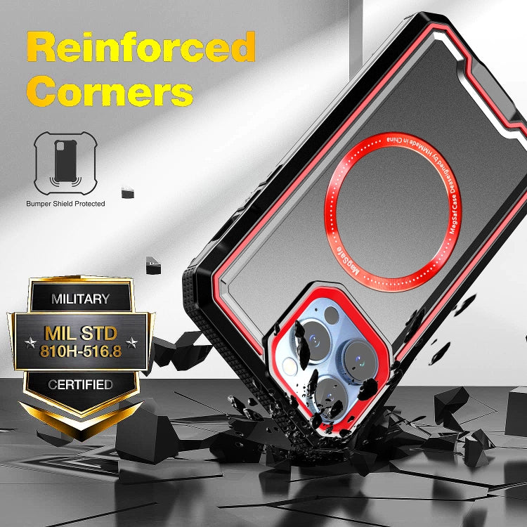 Armour Two-color MagSafe Magnetic TPU + PC Phone Case, For iPhone 13 Pro Max, For iPhone 12 Pro Max, For iPhone 11 Pro, For iPhone 11, For iPhone 14 Plus, For iPhone 12 / 12 Pro Apple Accessories engarm4176 iPhone 14 Plus - APEXEL INDIA - Mobile Lens - Mobile Camera Lens - Cellphone Accessories - Phone Lens - Smartphone Lens