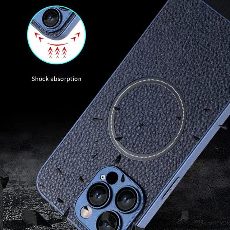 Skin Feel Litchi Texture MagSafe Magnetic Phone Case, For iPhone 11 Pro Max Apple Accessories engski4192 More iPhone Cases - APEXEL INDIA - Mobile Lens - Mobile Camera Lens - Cellphone Accessories - Phone Lens - Smartphone Lens