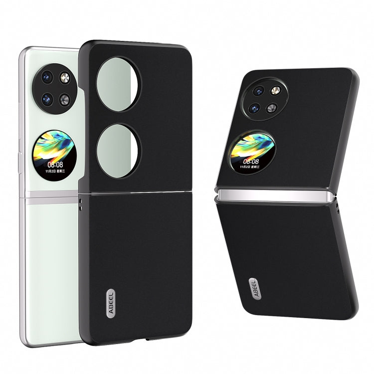 ABEEL Genuine Leather Silky Soft Black Edge Phone Case, For Huawei Pocket 2, For Huawei Mate X3 Mobile Accessories - APEXEL INDIA - Mobile Lens - Mobile Camera Lens - Cellphone Accessories - Phone Lens - Smartphone Lens