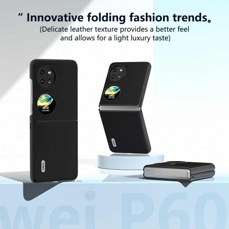 ABEEL Genuine Leather Silky Soft Black Edge Phone Case, For Huawei Pocket 2, For Huawei Mate X3 Mobile Accessories - APEXEL INDIA - Mobile Lens - Mobile Camera Lens - Cellphone Accessories - Phone Lens - Smartphone Lens