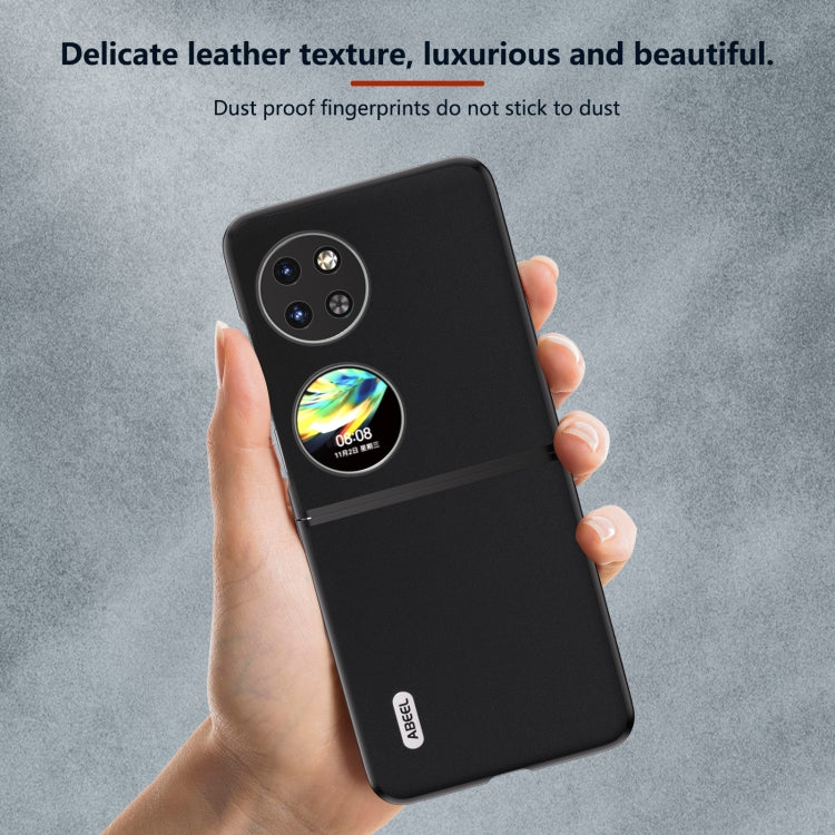 ABEEL Genuine Leather Silky Soft Black Edge Phone Case, For Huawei Pocket 2, For Huawei Mate X3 Mobile Accessories - APEXEL INDIA - Mobile Lens - Mobile Camera Lens - Cellphone Accessories - Phone Lens - Smartphone Lens