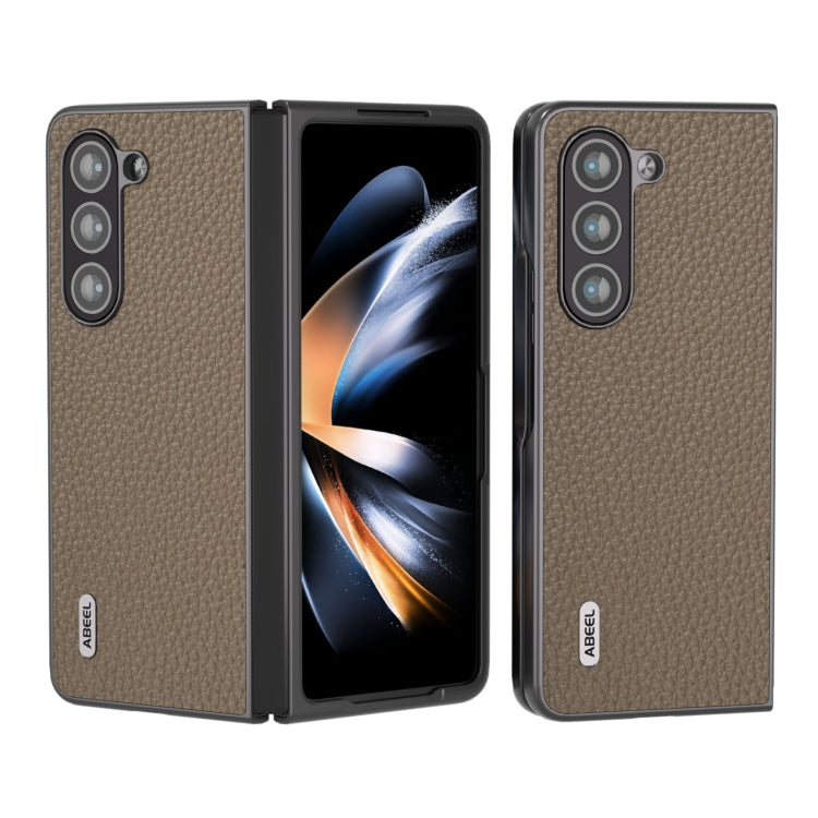ABEEL Genuine Leather Litchi Texture Phone Case Samsung Accessories - APEXEL INDIA - Mobile Lens - Mobile Camera Lens - Cellphone Accessories - Phone Lens - Smartphone Lens