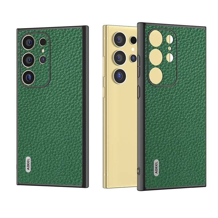 ABEEL Genuine Leather Litchi Texture Phone Case Samsung Accessories - APEXEL INDIA - Mobile Lens - Mobile Camera Lens - Cellphone Accessories - Phone Lens - Smartphone Lens