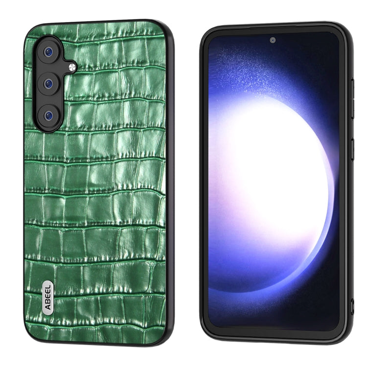 ABEEL Crocodile Texture Genuine Leather Phone Case, For Samsung Galaxy Z Flip6 / Flip7 FE, For Samsung Galaxy Z Fold6, For Samsung Galaxy A05, For Samsung Galaxy S23 FE 5G, For Samsung Galaxy Z Fold5, For Samsung Galaxy Z Flip5 Samsung Accessories - APEXEL INDIA - Mobile Lens - Mobile Camera Lens - Cellphone Accessories - Phone Lens - Smartphone Lens