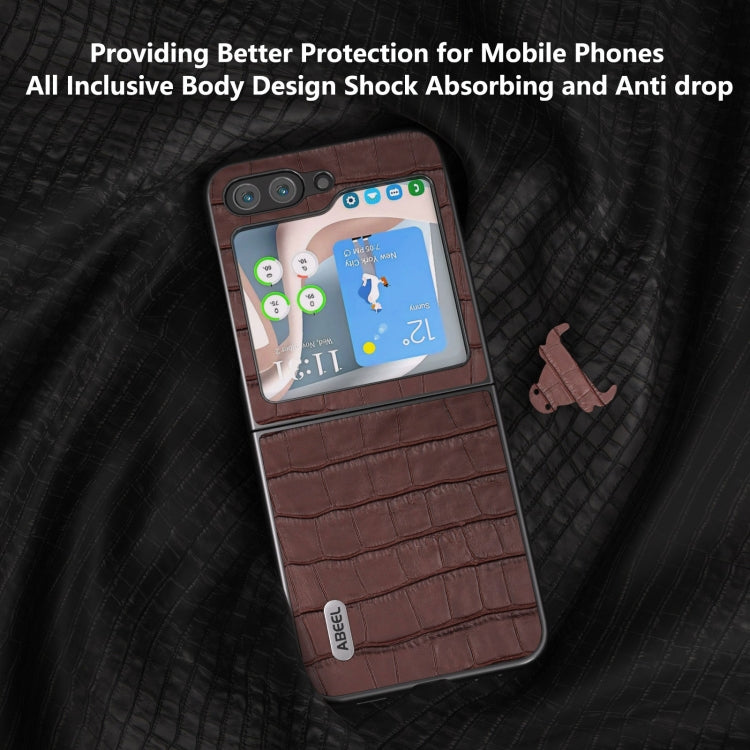 ABEEL Crocodile Texture Genuine Leather Phone Case, For Samsung Galaxy Z Flip6 / Flip7 FE, For Samsung Galaxy Z Fold6, For Samsung Galaxy A05, For Samsung Galaxy S23 FE 5G, For Samsung Galaxy Z Fold5, For Samsung Galaxy Z Flip5 Samsung Accessories - APEXEL INDIA - Mobile Lens - Mobile Camera Lens - Cellphone Accessories - Phone Lens - Smartphone Lens