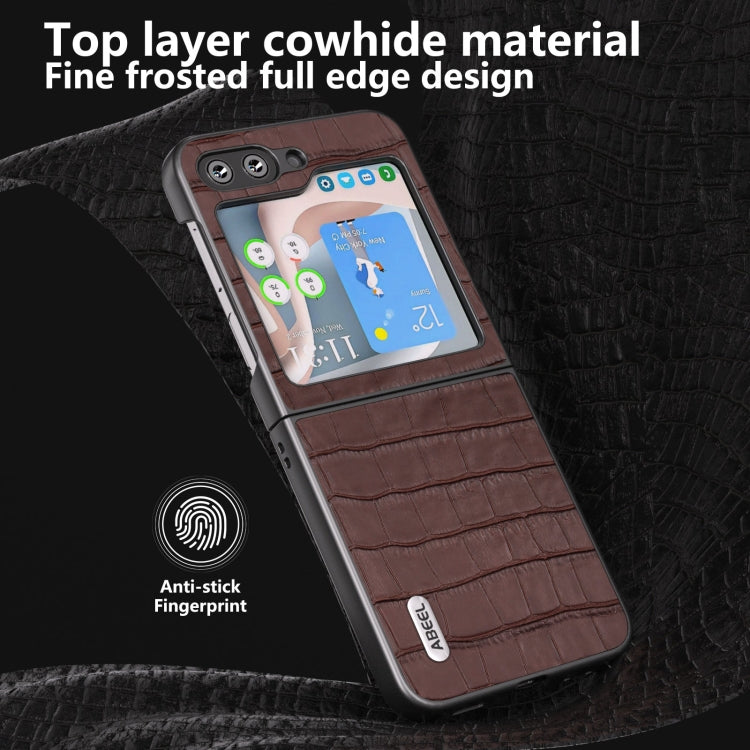 ABEEL Crocodile Texture Genuine Leather Phone Case, For Samsung Galaxy Z Flip6 / Flip7 FE, For Samsung Galaxy Z Fold6, For Samsung Galaxy A05, For Samsung Galaxy S23 FE 5G, For Samsung Galaxy Z Fold5, For Samsung Galaxy Z Flip5 Samsung Accessories - APEXEL INDIA - Mobile Lens - Mobile Camera Lens - Cellphone Accessories - Phone Lens - Smartphone Lens