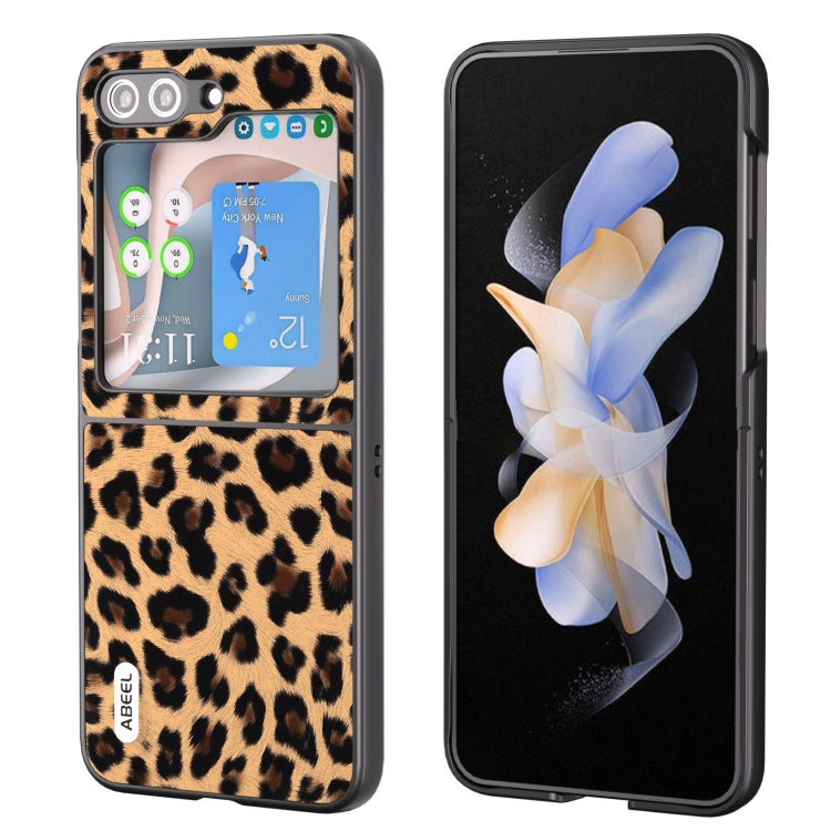 ABEEL Black Edge Leopard Phone Case, For Samsung Galaxy Z Fold5, For Samsung Galaxy Z Flip5 Samsung Accessories - APEXEL INDIA - Mobile Lens - Mobile Camera Lens - Cellphone Accessories - Phone Lens - Smartphone Lens