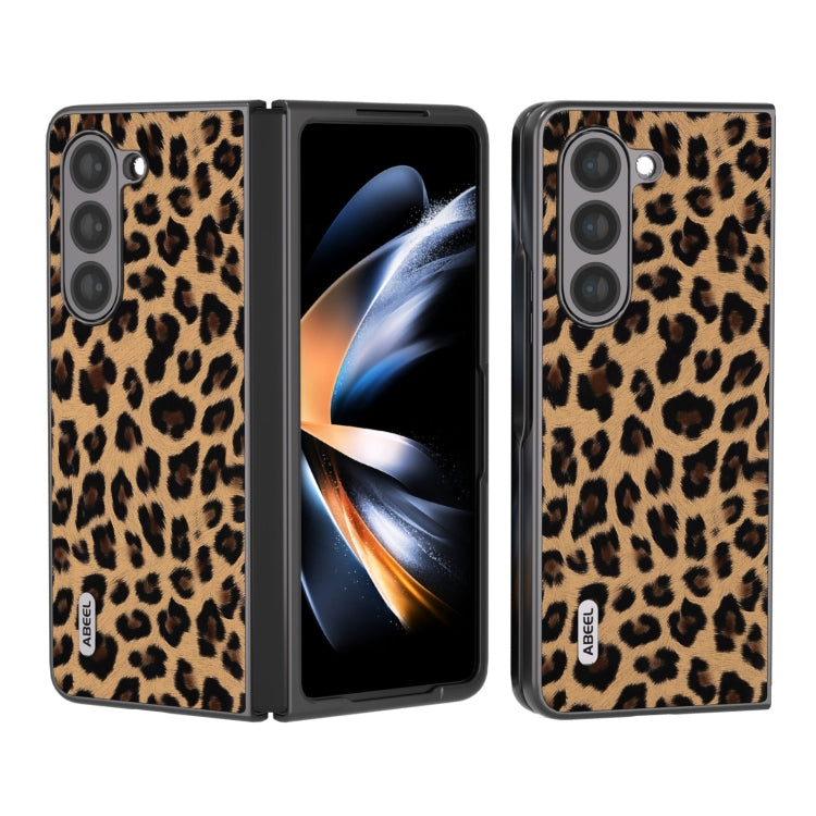 ABEEL Black Edge Leopard Phone Case, For Samsung Galaxy Z Fold5, For Samsung Galaxy Z Flip5 Samsung Accessories - APEXEL INDIA - Mobile Lens - Mobile Camera Lens - Cellphone Accessories - Phone Lens - Smartphone Lens