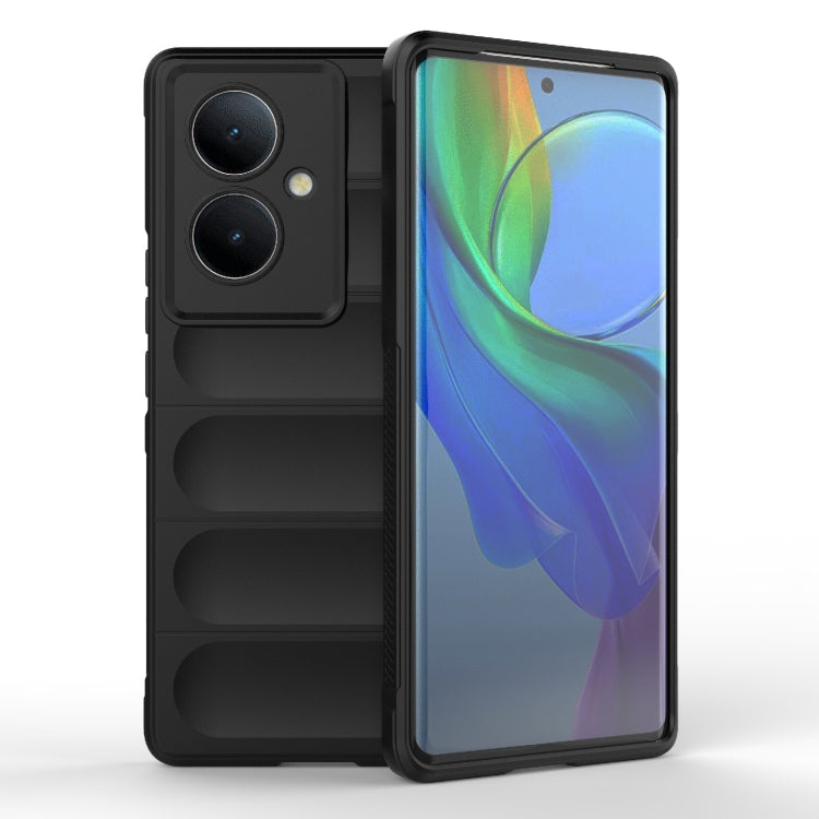 Magic Shield TPU + Flannel Phone Case, For vivo iQOO Neo8, For vivo Y78+ Global
