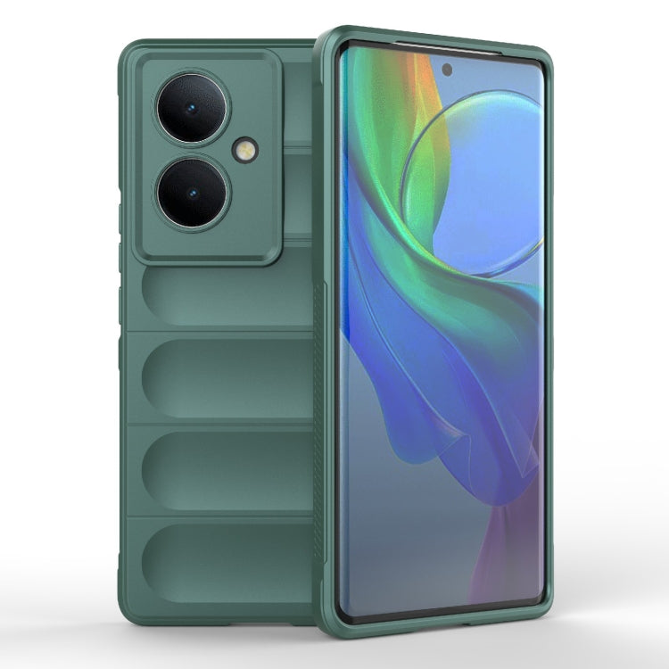 Magic Shield TPU + Flannel Phone Case, For vivo iQOO Neo8, For vivo Y78+ Global