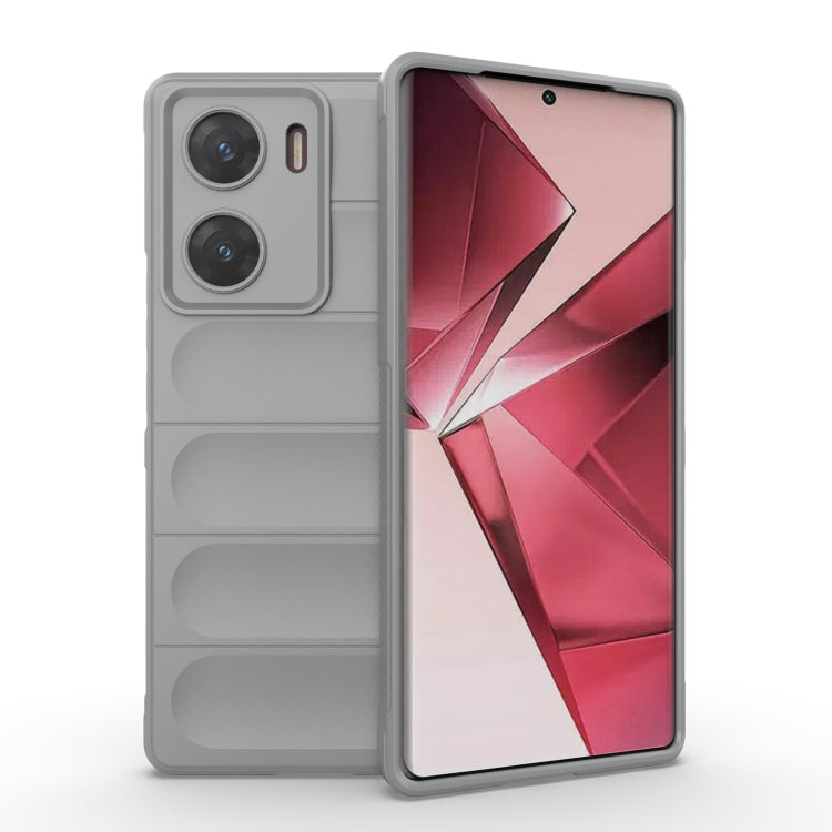 Magic Shield TPU + Flannel Phone Case, For vivo iQOO 12 5G, For vivo V29e 4G Global