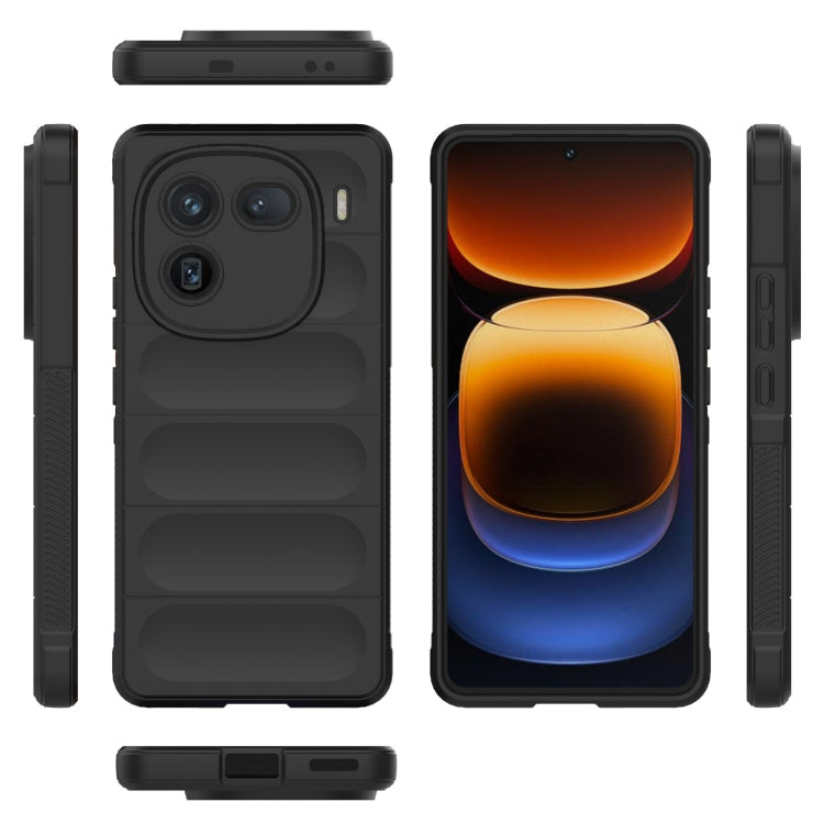 Magic Shield TPU + Flannel Phone Case, For vivo iQOO 12 5G, For vivo V29e 4G Global