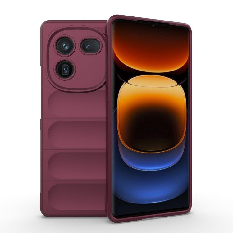 Magic Shield TPU + Flannel Phone Case, For vivo X100 5G, For vivo iQOO 12 Pro 5G