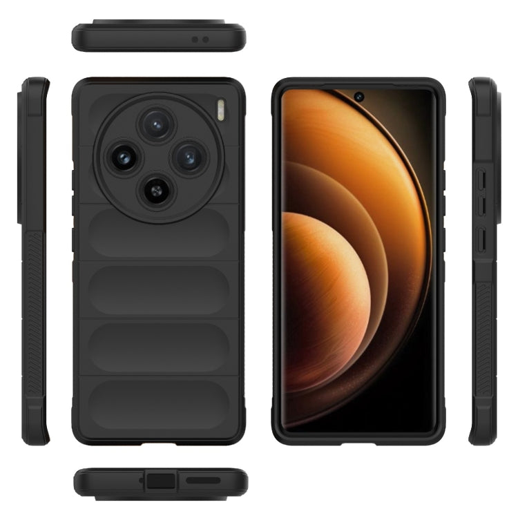 Magic Shield TPU + Flannel Phone Case, For vivo X100 5G, For vivo iQOO 12 Pro 5G
