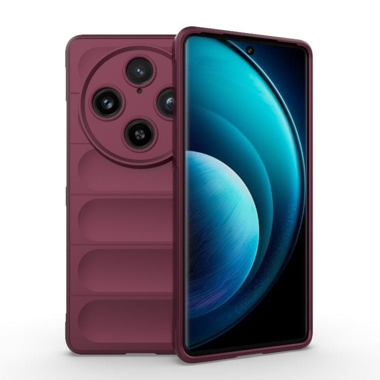 Magic Shield TPU + Flannel Phone Case, For vivo S18 5G, For vivo X100 Pro 5G