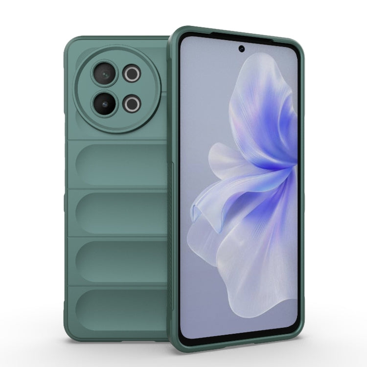 Magic Shield TPU + Flannel Phone Case, For vivo iQOO Neo9, For vivo S18E 5G