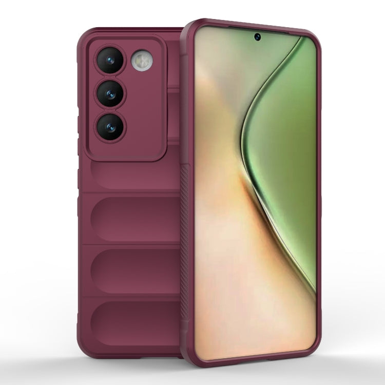 Magic Shield TPU + Flannel Phone Case, For vivo iQOO Z9 Turbo 5G, For vivo Y200E 5G Global / Y100 5G IDN