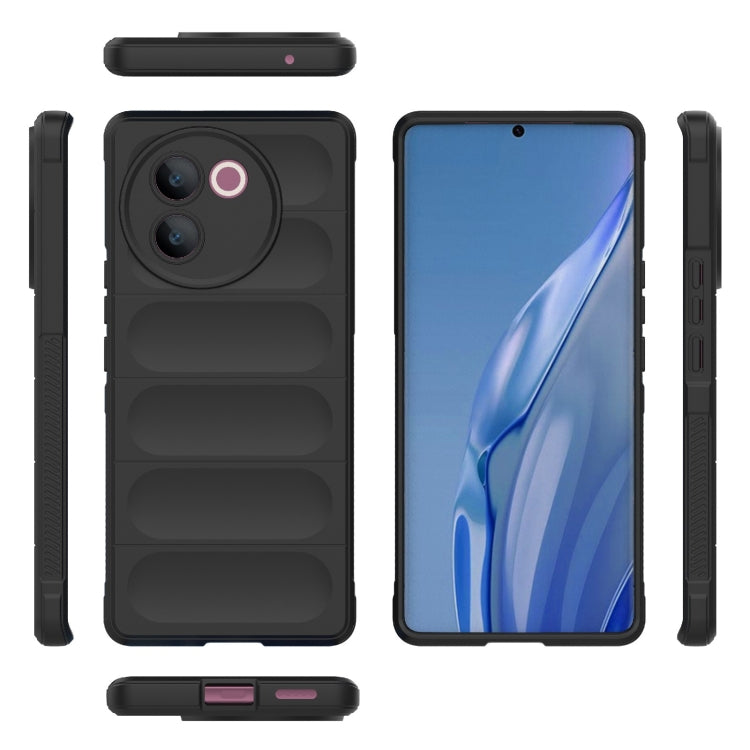 Magic Shield TPU + Flannel Phone Case, For vivo V30e 5G Global, For vivo iQOO Z9X 5G