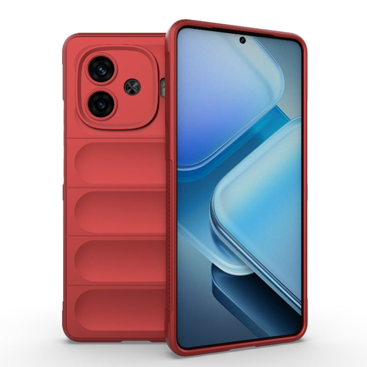 Magic Shield TPU + Flannel Phone Case, For vivo iQOO Z9 Turbo 5G, For vivo Y200E 5G Global / Y100 5G IDN