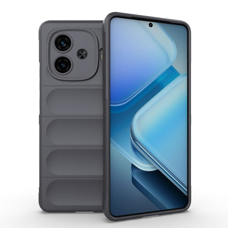 Magic Shield TPU + Flannel Phone Case, For vivo iQOO Z9 Turbo 5G, For vivo Y200E 5G Global / Y100 5G IDN