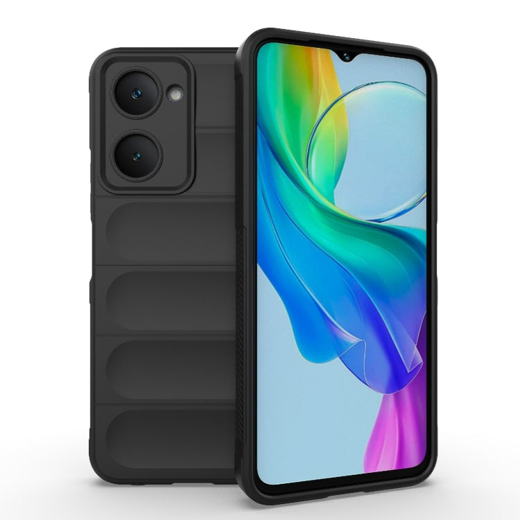 Magic Shield TPU + Flannel Phone Case, For vivo Y03 4G Global / Y18 4G Global, For vivo T3 Lite 5G India / Y28s Global