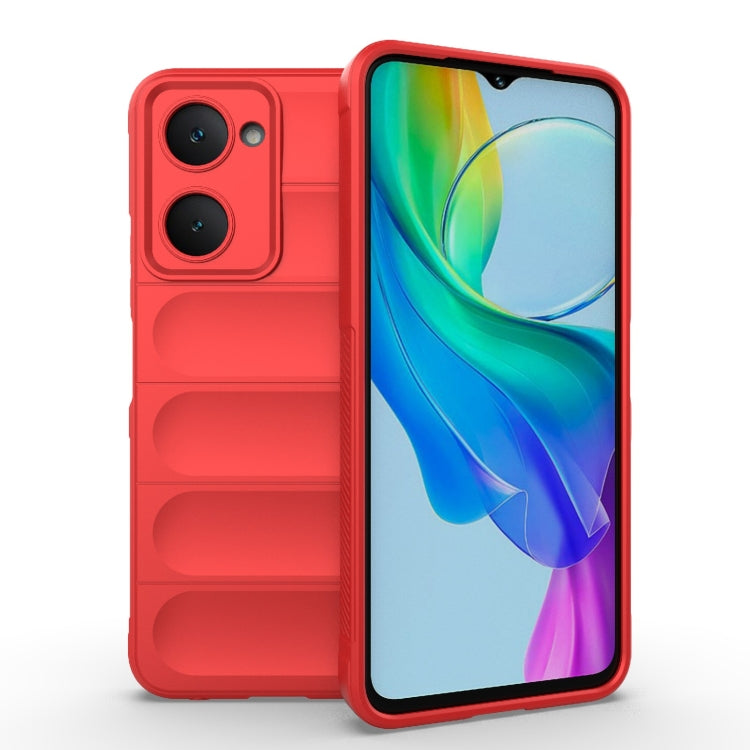 Magic Shield TPU + Flannel Phone Case, For vivo Y03 4G Global / Y18 4G Global, For vivo T3 Lite 5G India / Y28s Global