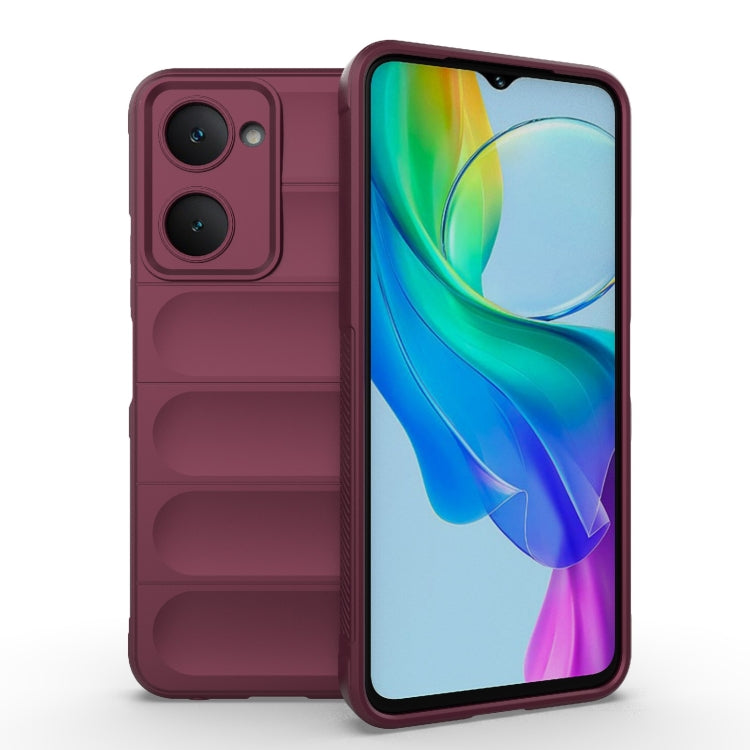 Magic Shield TPU + Flannel Phone Case, For vivo Y03 4G Global / Y18 4G Global, For vivo T3 Lite 5G India / Y28s Global