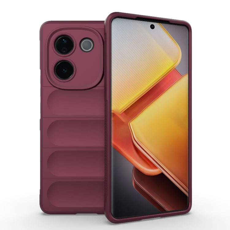 Magic Shield TPU + Flannel Phone Case, For vivo iQOO Z9s Pro India, For vivo iQOO Z9s 5G