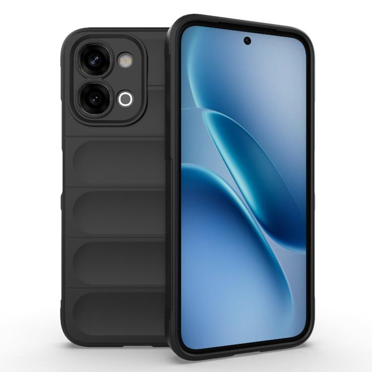 Magic Shield TPU + Flannel Phone Case, For vivo V70 FE 5G Global, For vivo iQOO Z11x 5G India