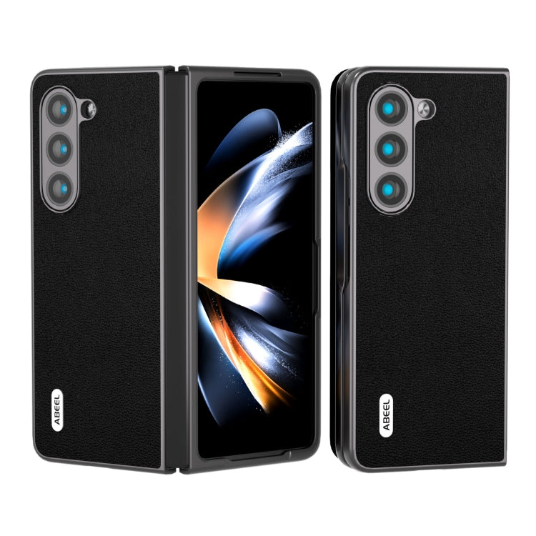 ABEEL Genuine Leather Luolai Series Phone Case, For Samsung Galaxy Z Flip6 / Flip7 FE, For Samsung Galaxy Z Fold6, For Samsung Galaxy Z Fold5, For Samsung Galaxy Z Flip5 Samsung Accessories - APEXEL INDIA - Mobile Lens - Mobile Camera Lens - Cellphone Accessories - Phone Lens - Smartphone Lens