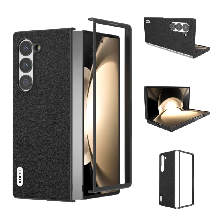 ABEEL Genuine Leather Luolai Series Phone Case, For Samsung Galaxy Z Flip6 / Flip7 FE, For Samsung Galaxy Z Fold6, For Samsung Galaxy Z Fold5, For Samsung Galaxy Z Flip5 Samsung Accessories - APEXEL INDIA - Mobile Lens - Mobile Camera Lens - Cellphone Accessories - Phone Lens - Smartphone Lens