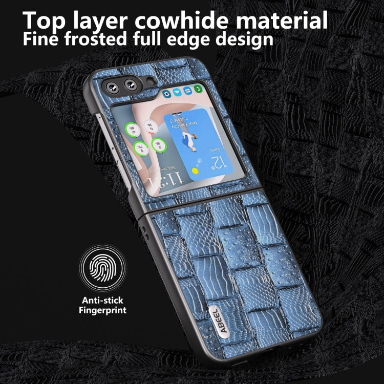 ABEEL Genuine Leather Mahjong Texture Series Phone Case, For Samsung Galaxy Z Flip5, For Samsung Galaxy Z Fold5 Samsung Accessories - APEXEL INDIA - Mobile Lens - Mobile Camera Lens - Cellphone Accessories - Phone Lens - Smartphone Lens