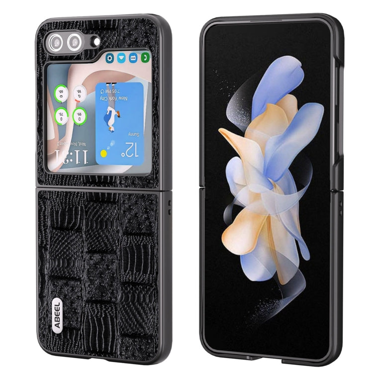 ABEEL Genuine Leather Mahjong Texture Series Phone Case, For Samsung Galaxy Z Flip5, For Samsung Galaxy Z Fold5 Samsung Accessories - APEXEL INDIA - Mobile Lens - Mobile Camera Lens - Cellphone Accessories - Phone Lens - Smartphone Lens