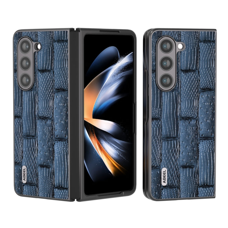 ABEEL Genuine Leather Mahjong Texture Series Phone Case, For Samsung Galaxy Z Flip5, For Samsung Galaxy Z Fold5 Samsung Accessories - APEXEL INDIA - Mobile Lens - Mobile Camera Lens - Cellphone Accessories - Phone Lens - Smartphone Lens