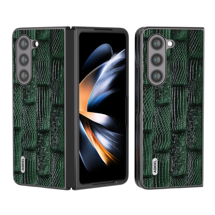 ABEEL Genuine Leather Mahjong Texture Series Phone Case, For Samsung Galaxy Z Flip5, For Samsung Galaxy Z Fold5 Samsung Accessories - APEXEL INDIA - Mobile Lens - Mobile Camera Lens - Cellphone Accessories - Phone Lens - Smartphone Lens
