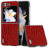 ABEEL Genuine Leather Crocodile Pattern Black Edge Phone Case, For Samsung Galaxy Z Flip6 / Flip7 FE, For Samsung Galaxy Z Fold6, For Samsung Galaxy Z Fold5, For Samsung Galaxy Z Flip5 Samsung Accessories - APEXEL INDIA - Mobile Lens - Mobile Camera Lens - Cellphone Accessories - Phone Lens - Smartphone Lens