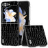 ABEEL Genuine Leather Crocodile Pattern Black Edge Phone Case, For Samsung Galaxy Z Flip6 / Flip7 FE, For Samsung Galaxy Z Fold6, For Samsung Galaxy Z Fold5, For Samsung Galaxy Z Flip5 Samsung Accessories - APEXEL INDIA - Mobile Lens - Mobile Camera Lens - Cellphone Accessories - Phone Lens - Smartphone Lens