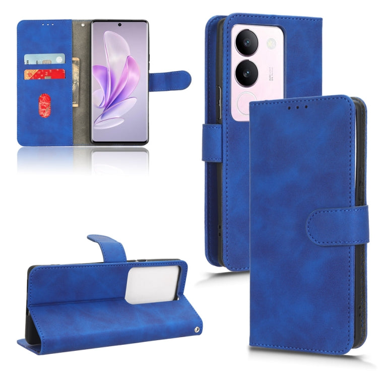 Skin Feel Magnetic Flip Leather Phone Case, For vivo S17 5G, For vivo Y100 5G
