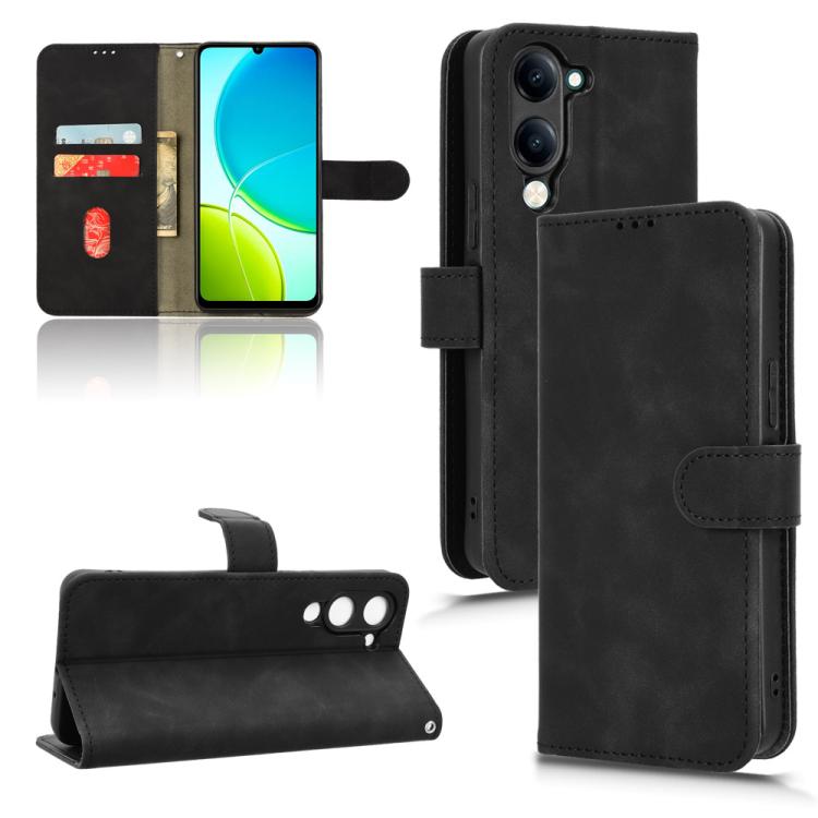 Skin Feel Magnetic Flip Leather Phone Case, For vivo Y04 4G, For vivo V50, For vivo iQOO 13, For vivo Y19s 4G Global
