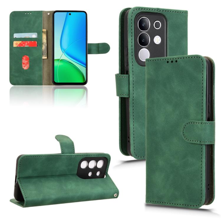 Skin Feel Magnetic Flip Leather Phone Case, For vivo V60 5G, For vivo S30 Pro mini, For vivo V50 Lite 4G / 5G Global, For vivo Y29 4G Global
