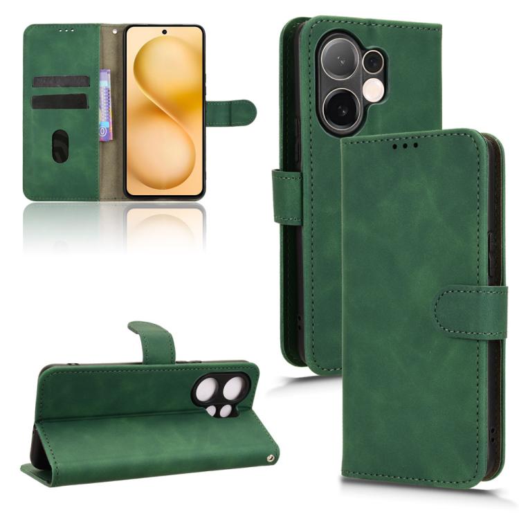 Skin Feel Magnetic Flip Leather Phone Case, For vivo V60 5G, For vivo S30 Pro mini, For vivo V50 Lite 4G / 5G Global, For vivo Y29 4G Global