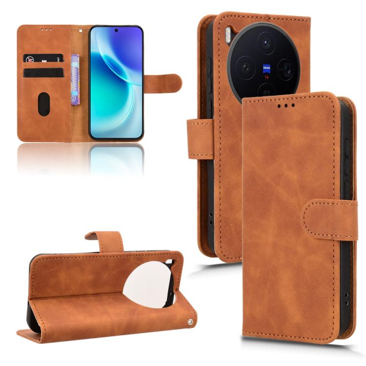 Skin Feel Magnetic Flip Leather Phone Case, For vivo X300, For vivo V60 Lite 4G / 5G, For vivo Y31 5G 2025, For vivo Y400 5G Global
